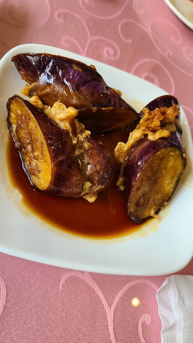 deep fried eggplant煎酿茄子